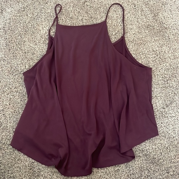 Silence + noise purple crop tank top medium - Picture 2 of 4